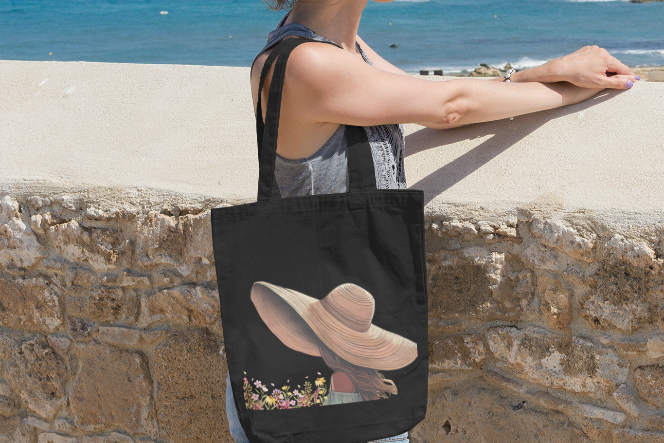 Holiday tote bag