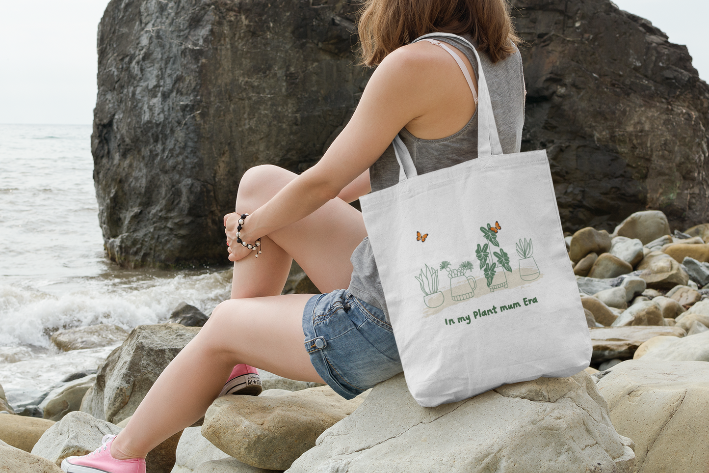 Plant mum tote bag